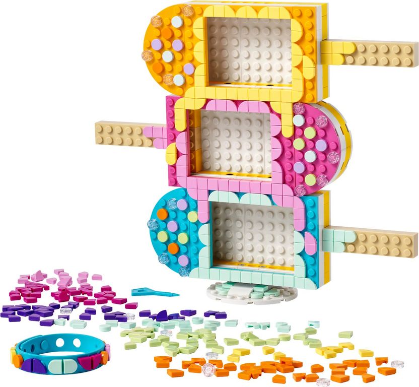 LEGO® DOTS Eiscreme Bilderrahmen & Armband komponenten