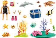 Playmobil® Family Fun Treasure Diver components