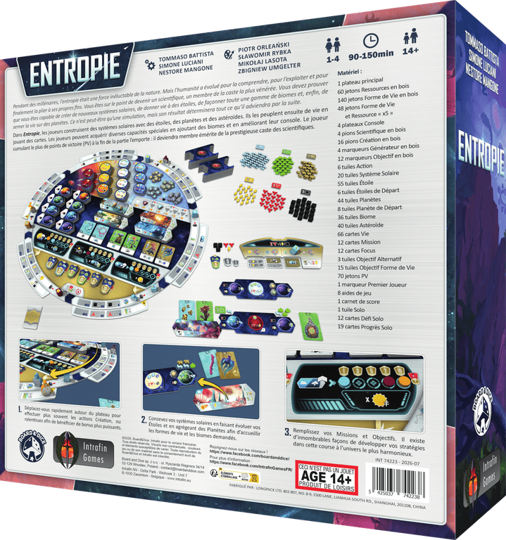 Entropy back of the box