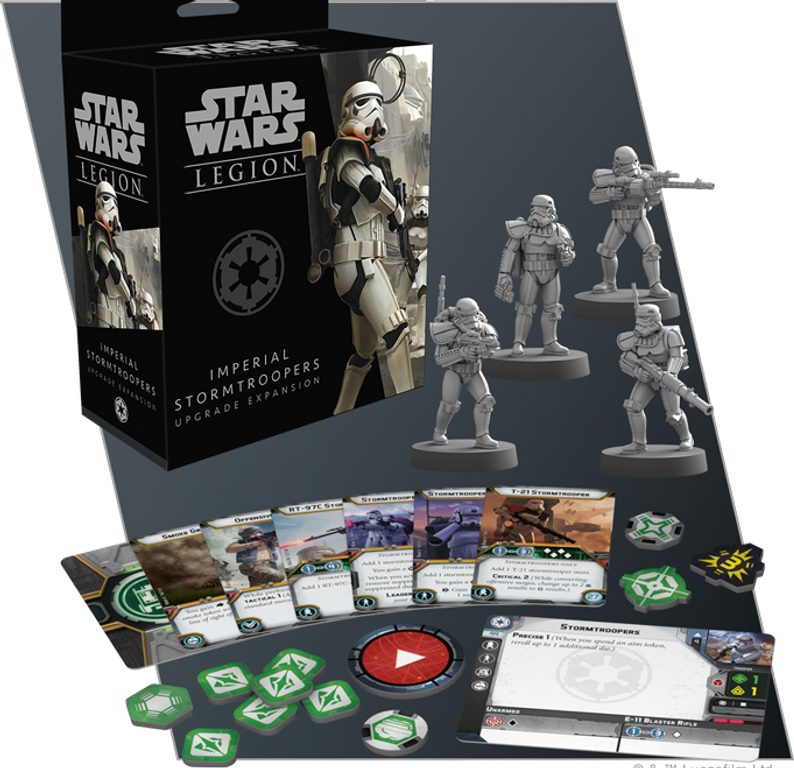 Star Wars: Legion – Imperiale Sturmtruppen Aufwertungserweiterung komponenten