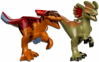 LEGO® Jurassic World Pyroraptor & Dilophosaurus Transport dinosaurs