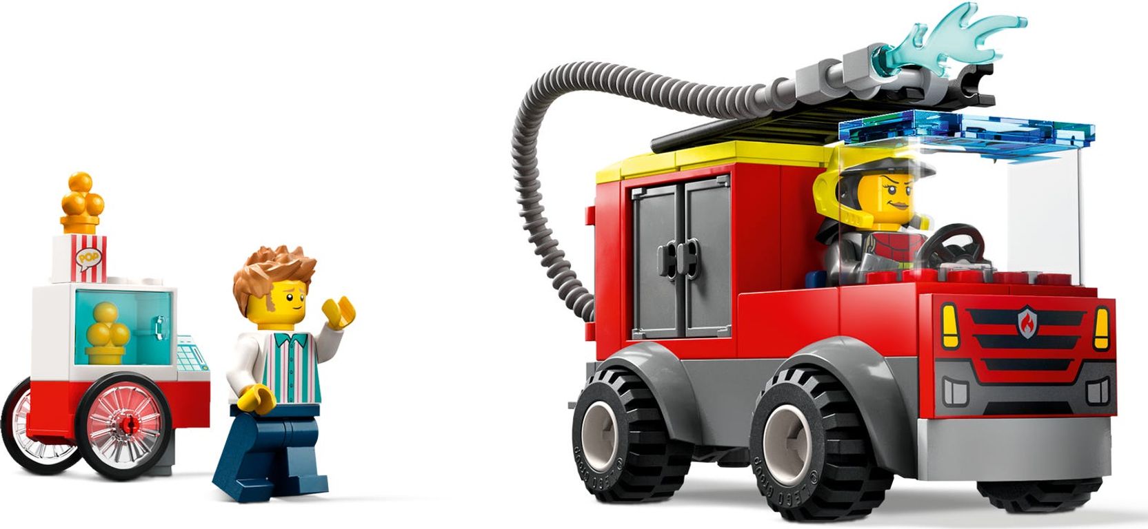 LEGO® City Fire Station and Fire Truck components