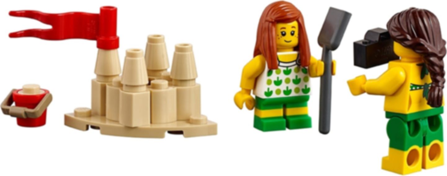 LEGO® City Personenset – plezier aan het strand componenten