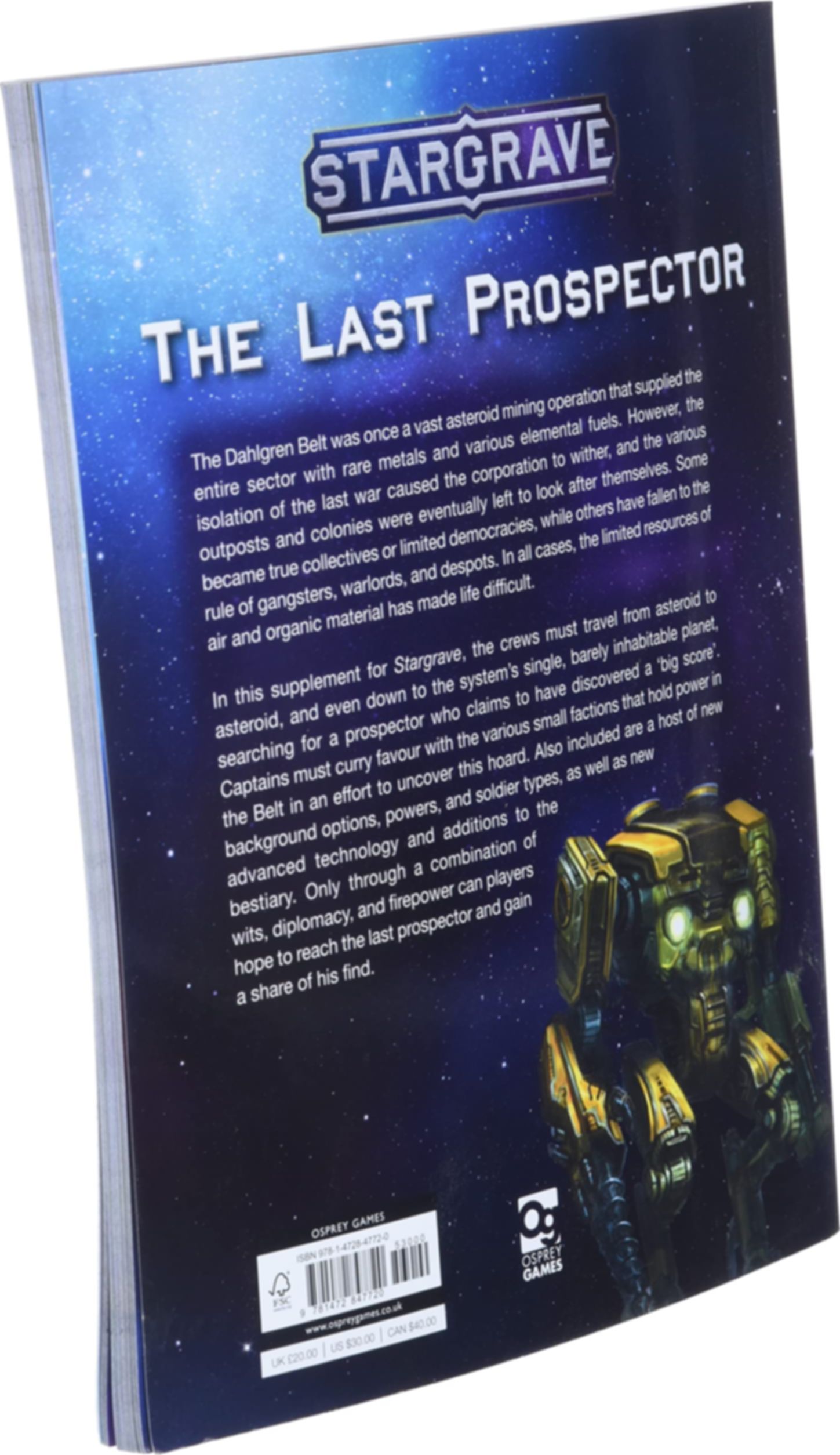 Stargrave: The Last Prospector boek