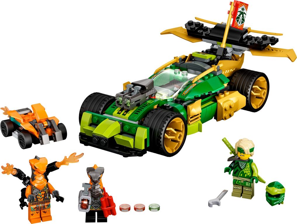 LEGO® Ninjago Lloyds Rennwagen EVO komponenten