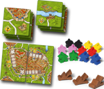 Carcassonne: Siege & Defense components