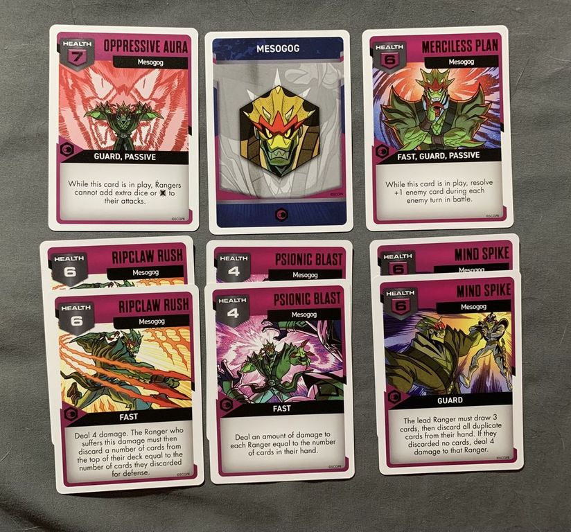 Power Rangers: Heroes of the Grid – Villain Pack #4: A Dark Turn cards