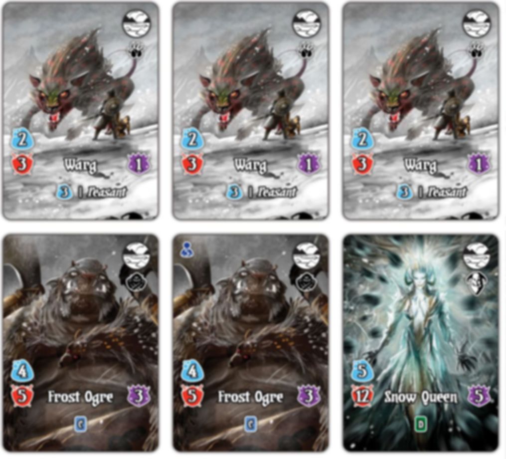 Valeria: Card Kingdoms - Flames and Frost cards