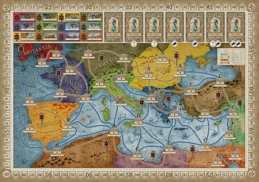 Concordia game board