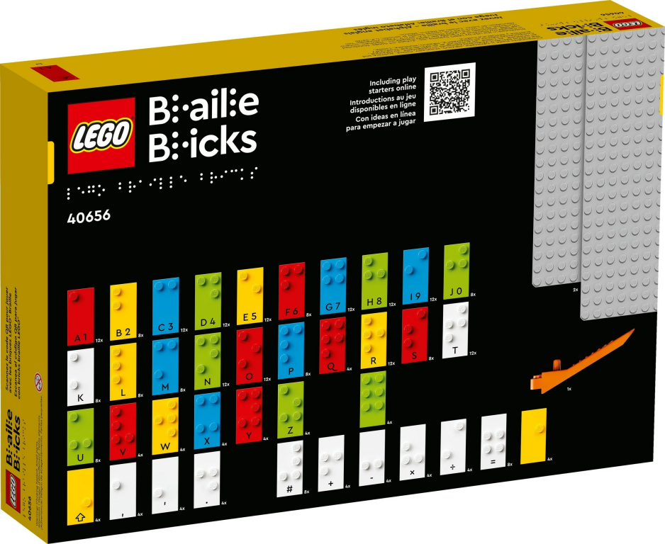 Play with Braille – English Alphabet back of the box