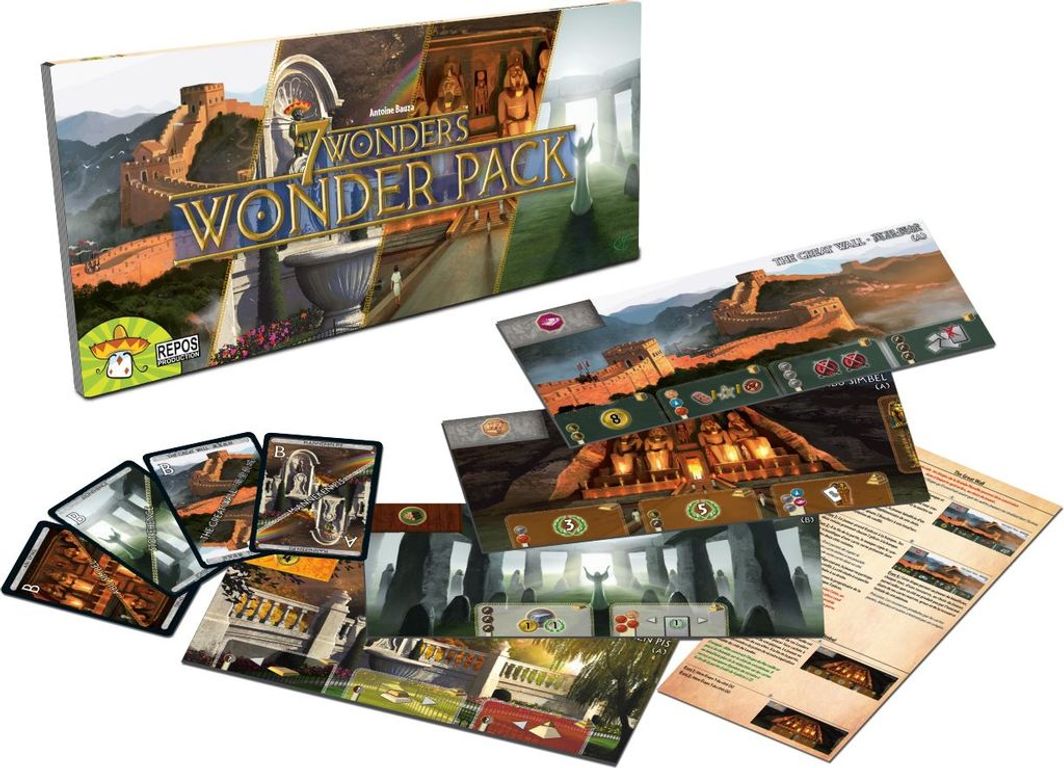 7 Wonders Wonder Pack - Uitbreiding componenten