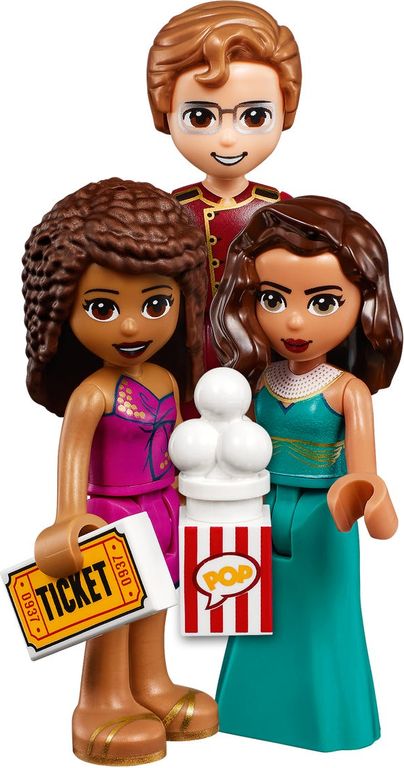 LEGO® Friends Heartlake City Movie Theater minifigures
