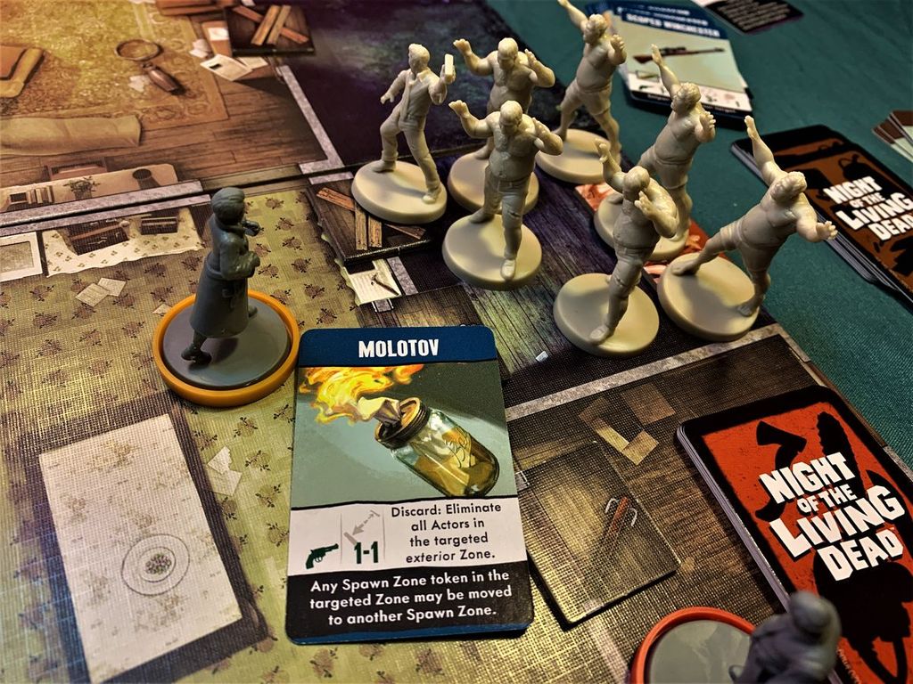 Night of the Living Dead: A Zombicide Game gameplay