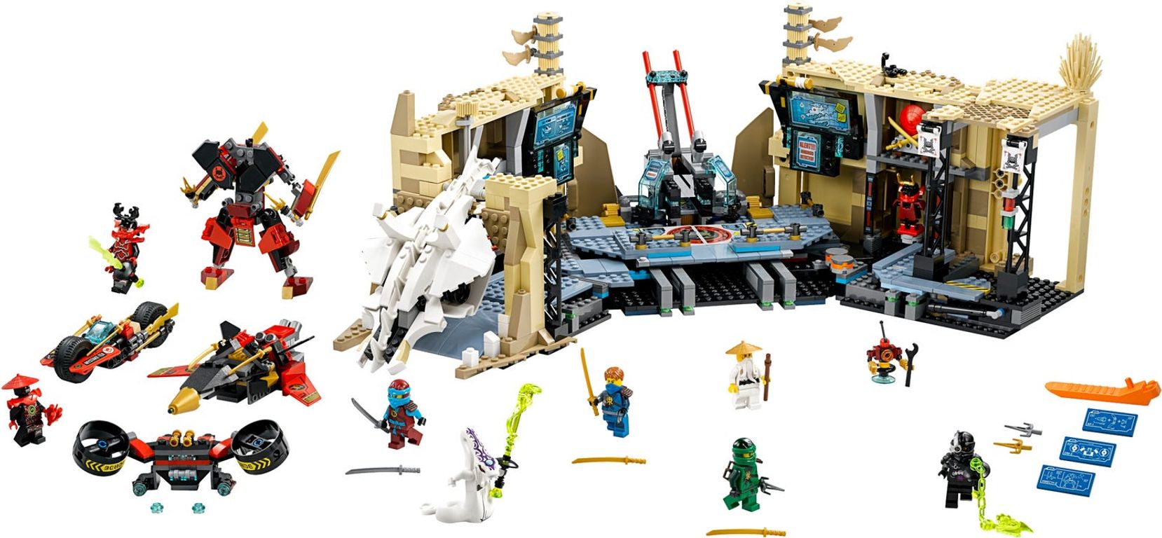 LEGO® Ninjago La grotte du Samouraï X composants
