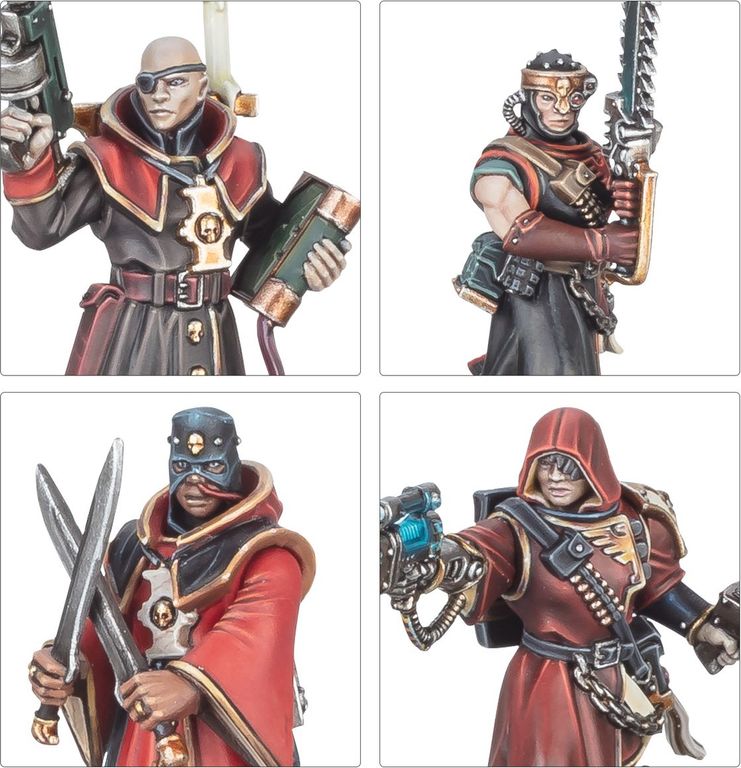 Warhammer 40,000: Inquisitorial Agents miniaturen