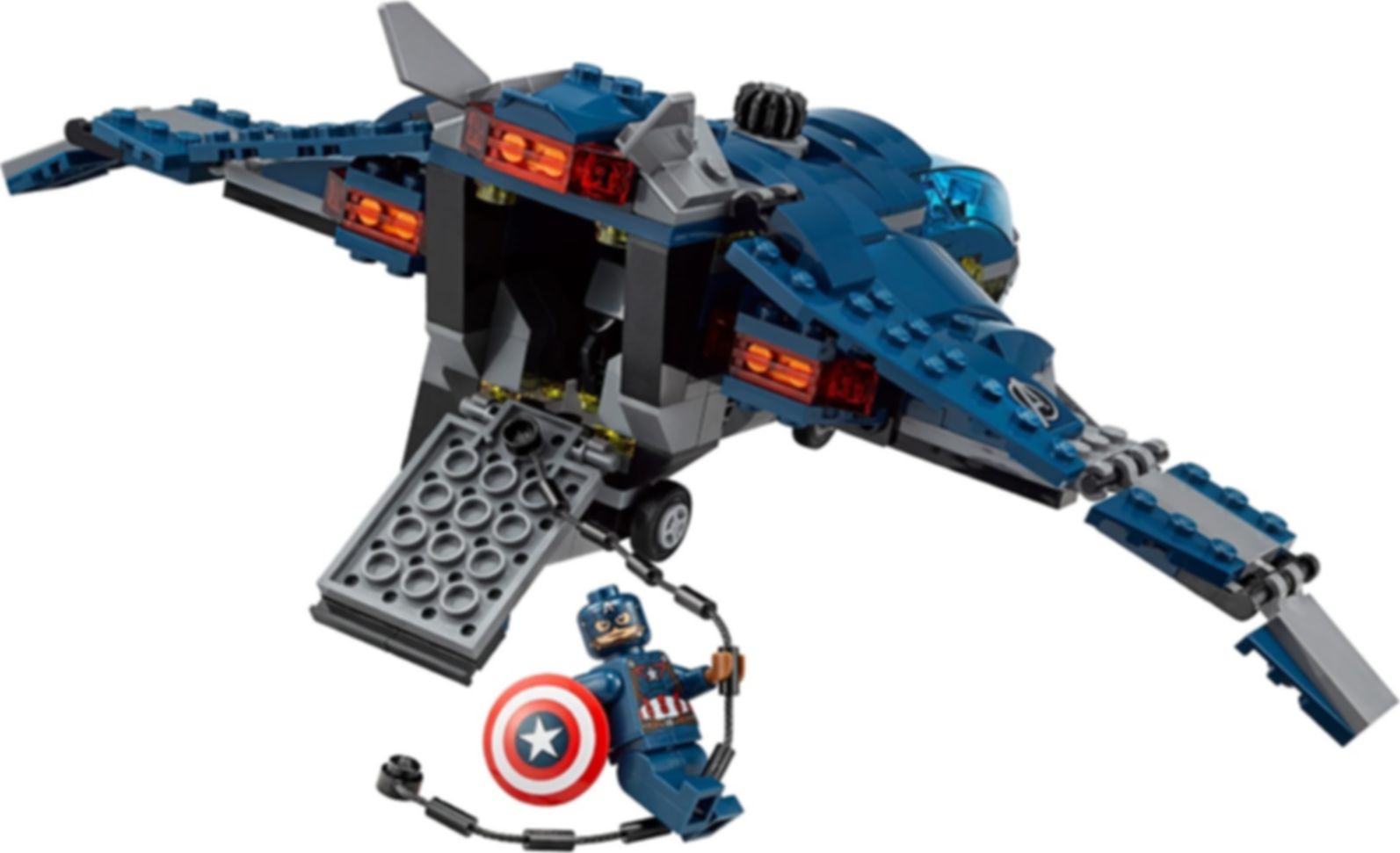 LEGO® Marvel Super Hero Vliegveldduel componenten