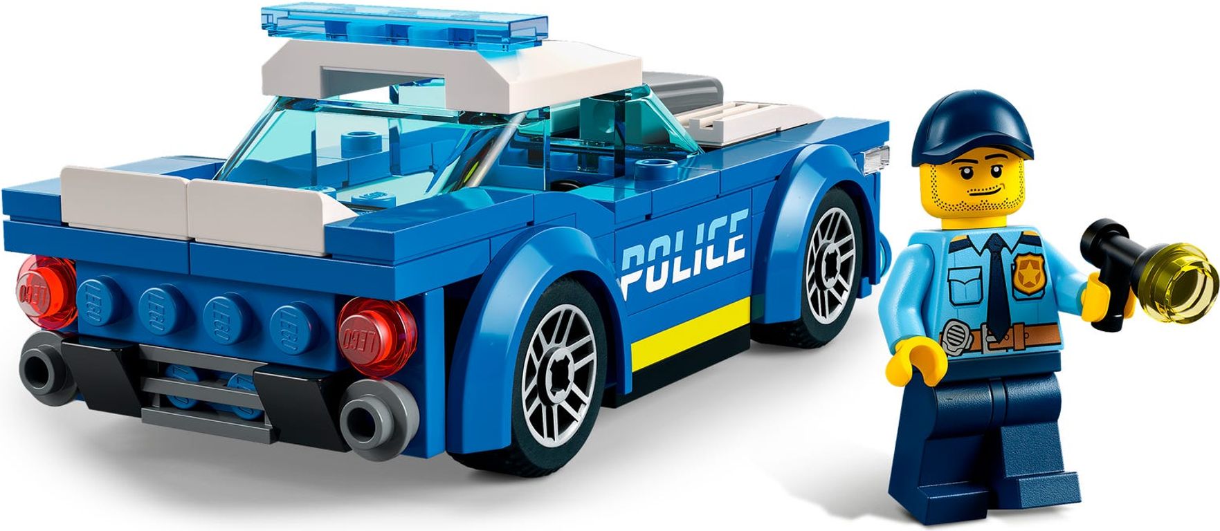 LEGO® City Auto della Polizia lato posteriore