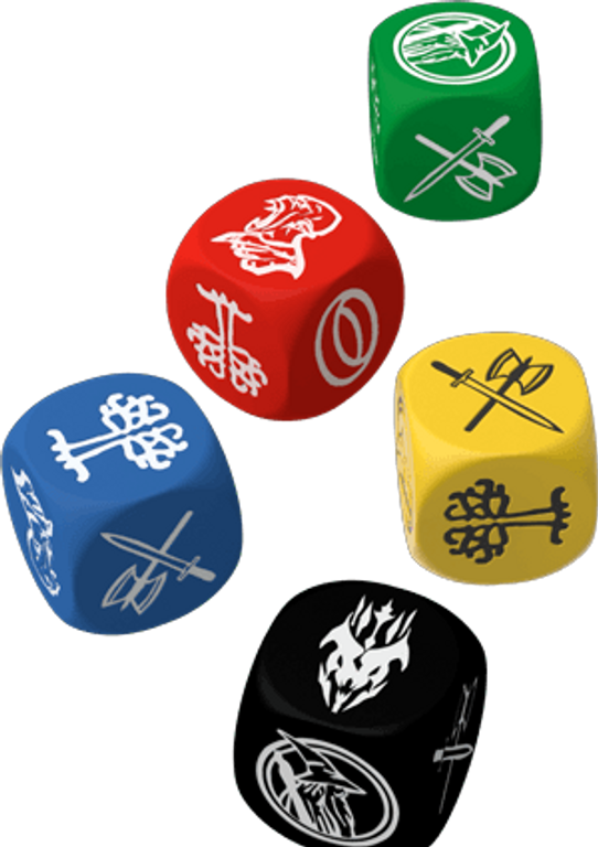 The Lord of the Rings: Journey to Mordor dice