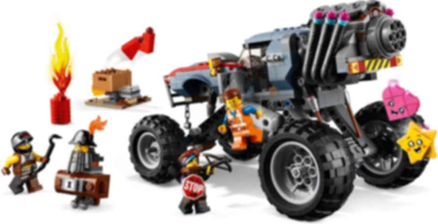 LEGO® Movie Il Buggy fuggi-fuggi di Emmet e Lucy! gameplay