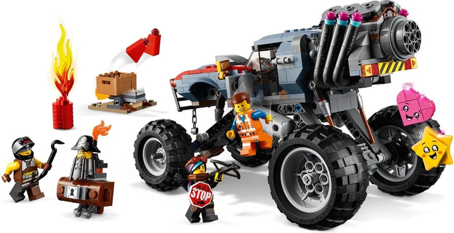 LEGO® Movie Buggy de Huida de Emmet y Lucy jugabilidad