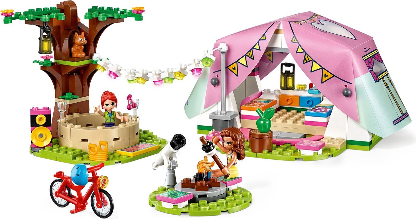 LEGO® Friends Glamping nella natura gameplay