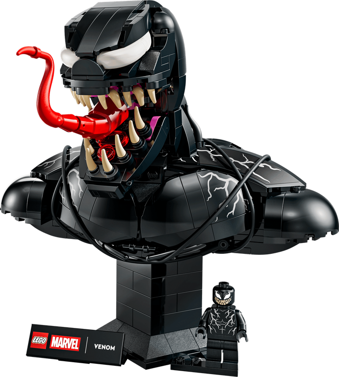 LEGO® Marvel Venom Bust components