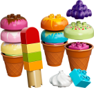 LEGO® DUPLO® Ensemble de glaces délicieuses composants