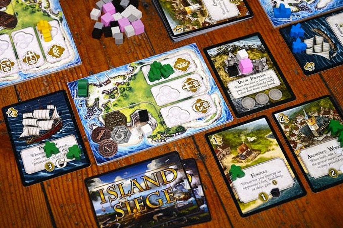 Island Siege: Anniversary Edition components