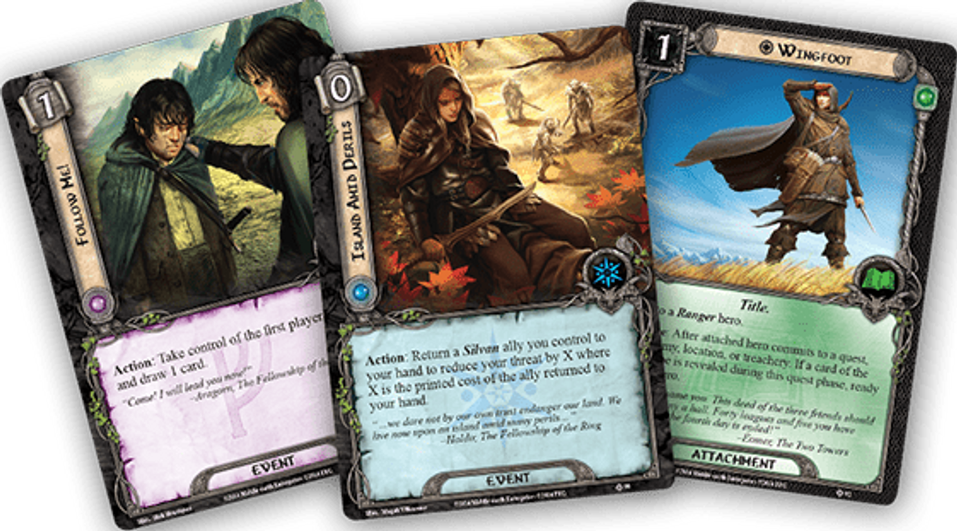 The Lord of the Rings: The Card Game - The Nîn-in-Eilph cards