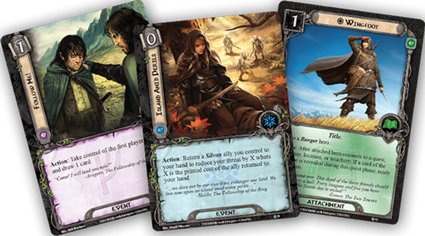 The Lord of the Rings: The Card Game - The Nîn-in-Eilph kaarten