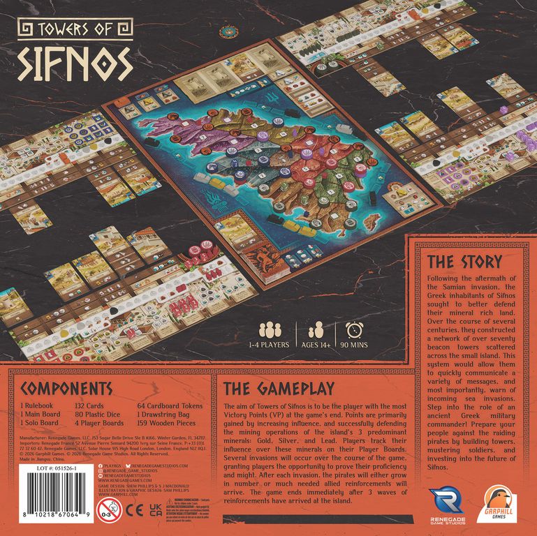 Towers of Sifnos back of the box