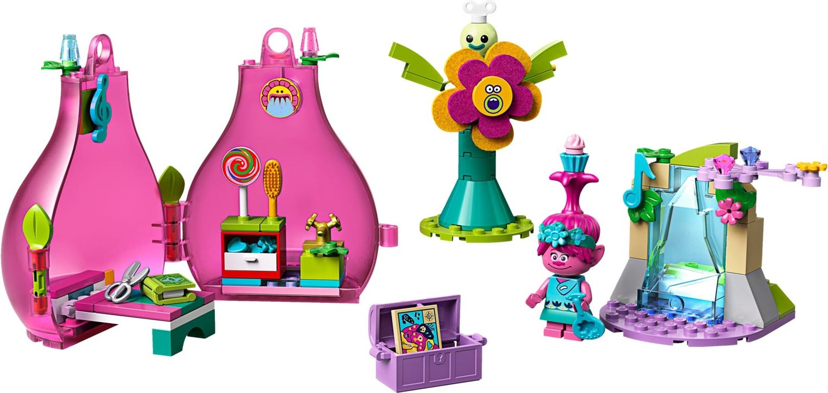 LEGO® Trolls Vaina de Poppy partes