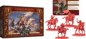 A Song of Ice & Fire: Tabletop Miniatures Game – Clegane Brigands componenten