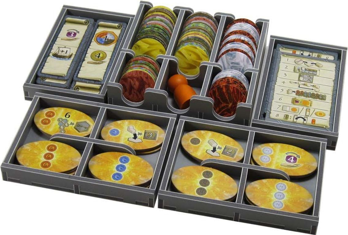 Terra Mystica: Folded Space Insert components