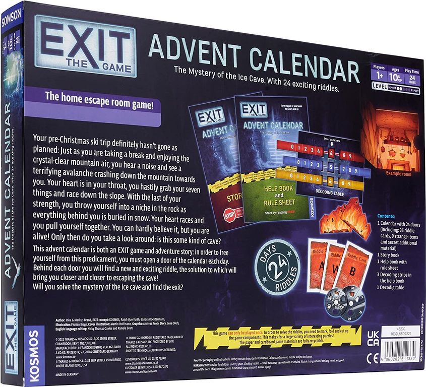 The best prices today for Exit: The Game Advent Calendar: The Mystery