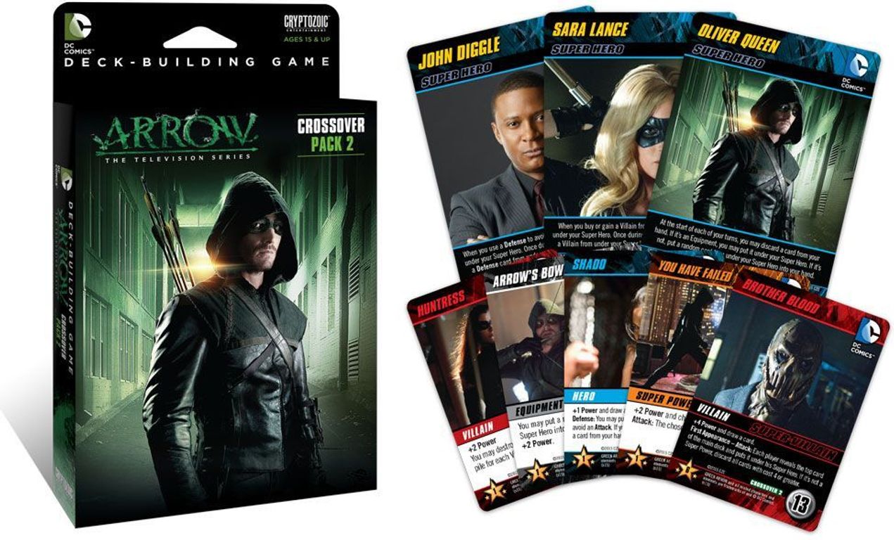 DC Comics Deck-Building Game: Crossover Pack 2 - Arrow kaarten