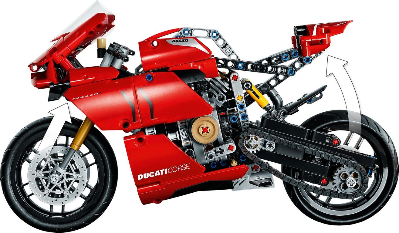 LEGO® Technic Ducati Panigale V4 R partes