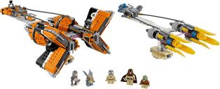 LEGO® Star Wars Anakin's and Sebulba's Podracers componenten