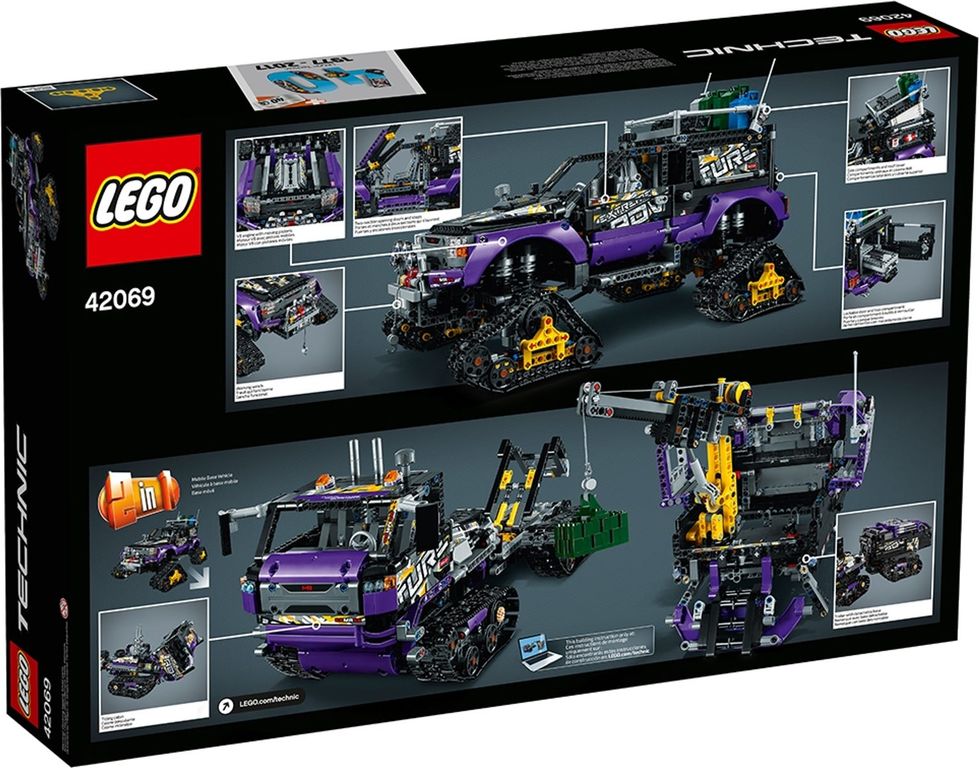 LEGO® Technic Le véhicule d'aventure extrême dos de la boîte