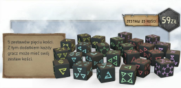 The Witcher: Old World – Dice Set componenten