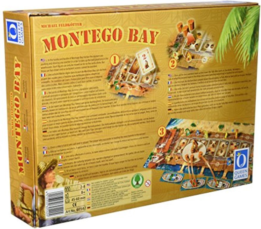 Montego Bay achterkant van de doos