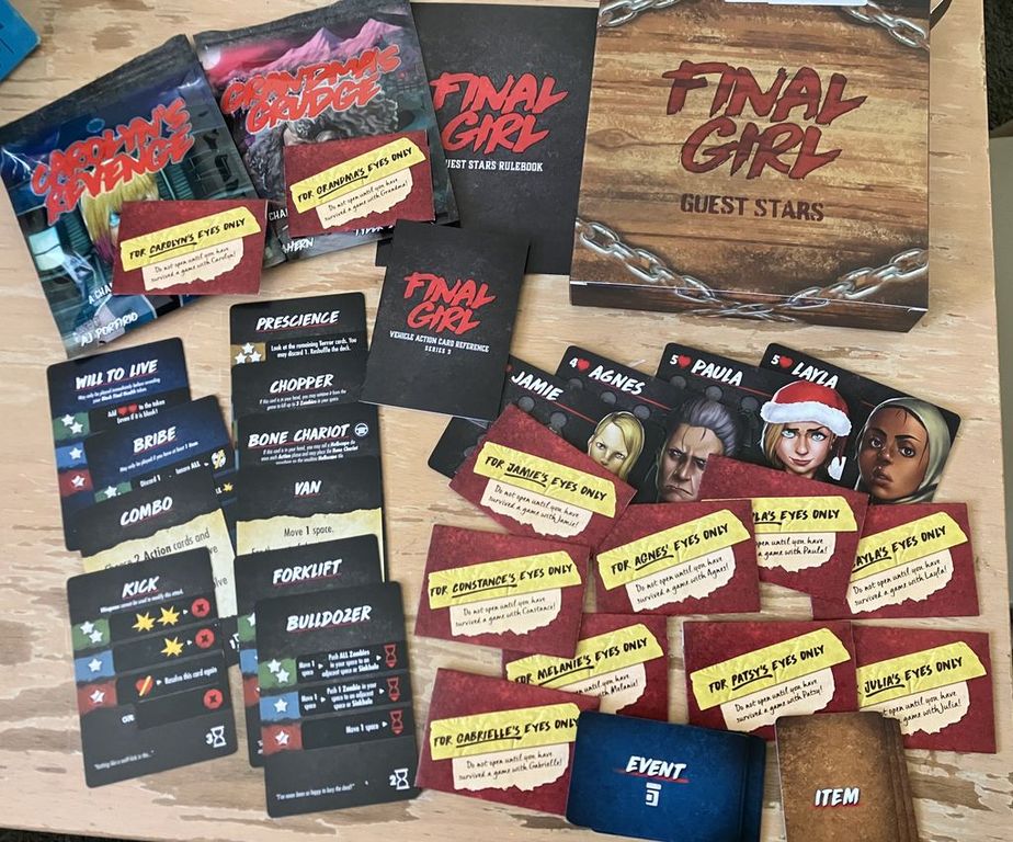 Final Girl: Guest Stars componenti