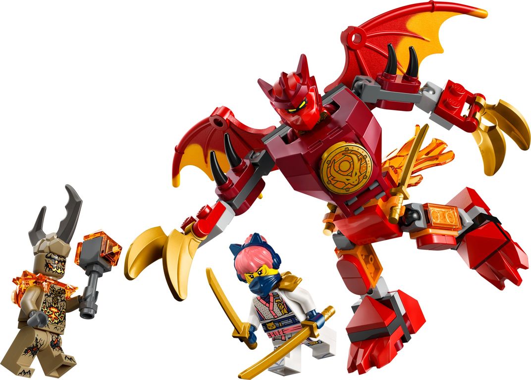 LEGO® Ninjago Kai's drakenmecha strijdpakket componenten
