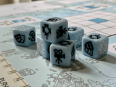 Roll Camera! The Filmmaking Board Game dice