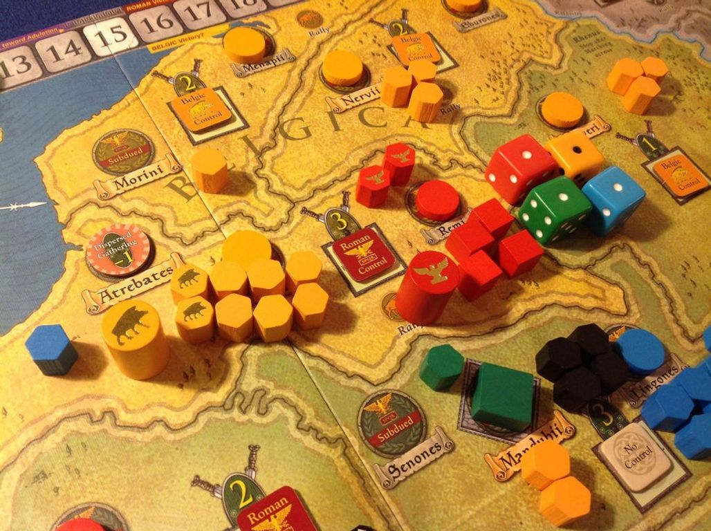 Falling Sky: The Gallic Revolt Against Caesar spielablauf