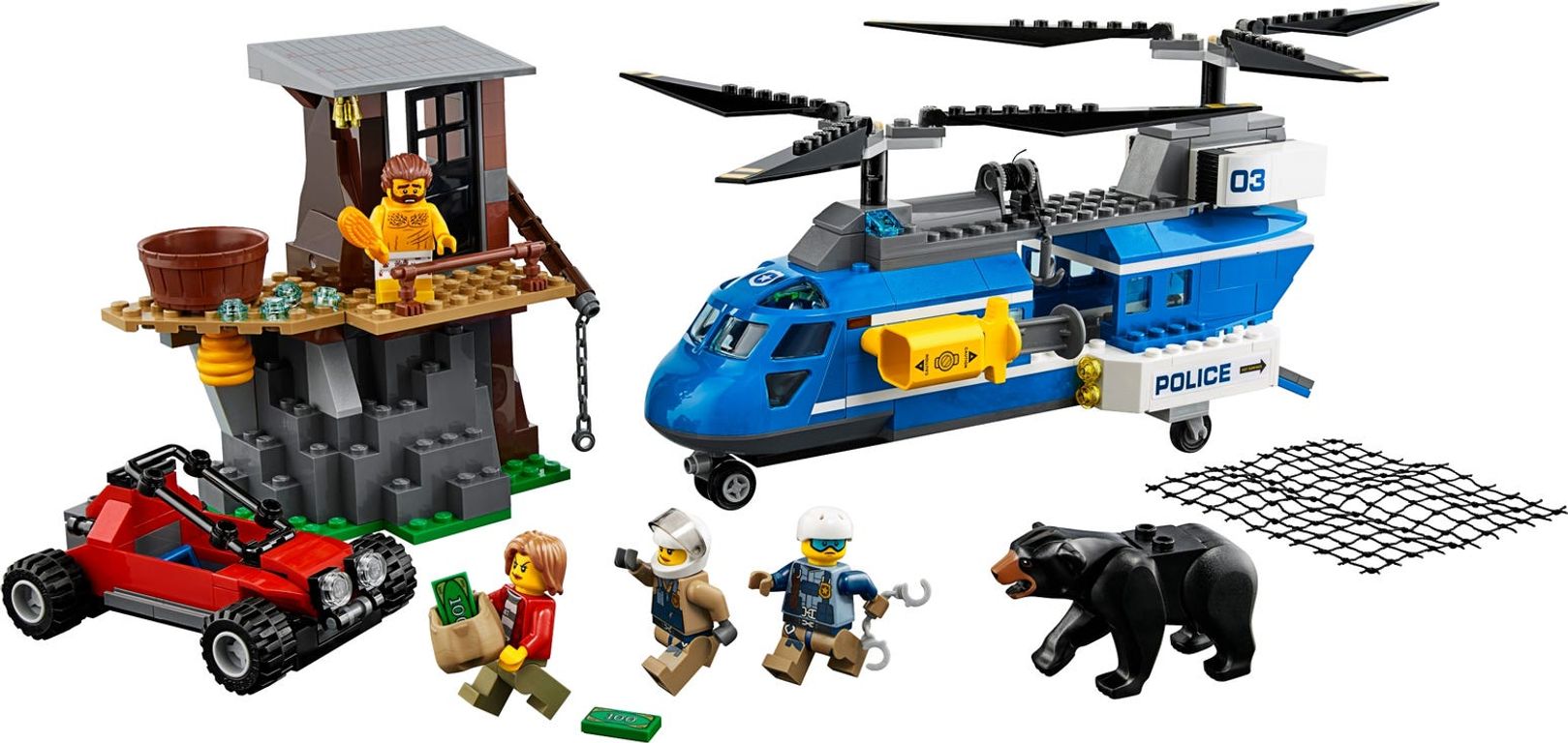 LEGO® City Mountain Arrest components