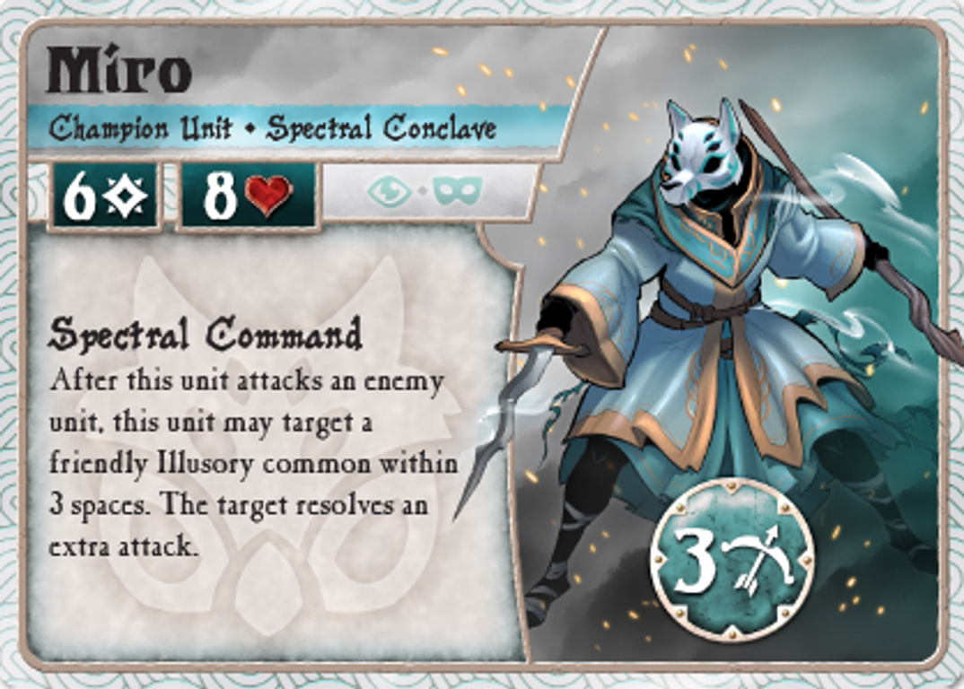 Summoner Wars (Second Edition): Spectral Conclave Faction Deck Miro kaart
