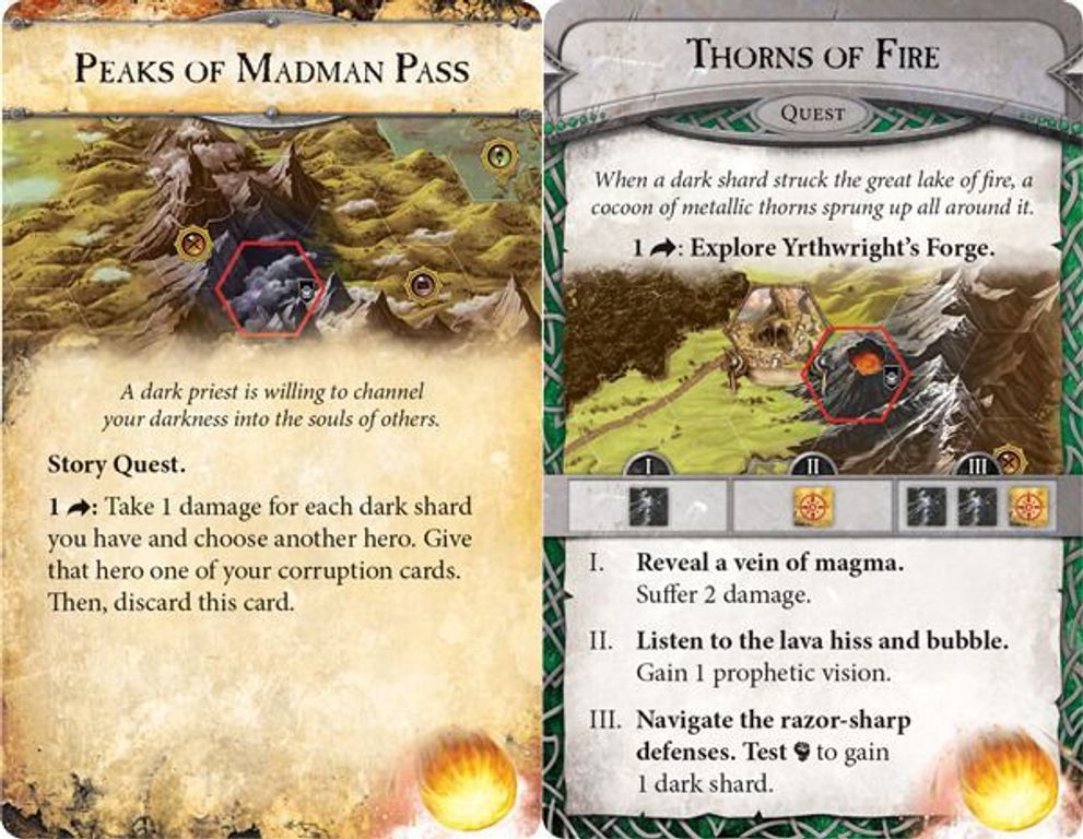 Runebound (Third Edition): Fall of the Dark Star - Scenario Pack cards