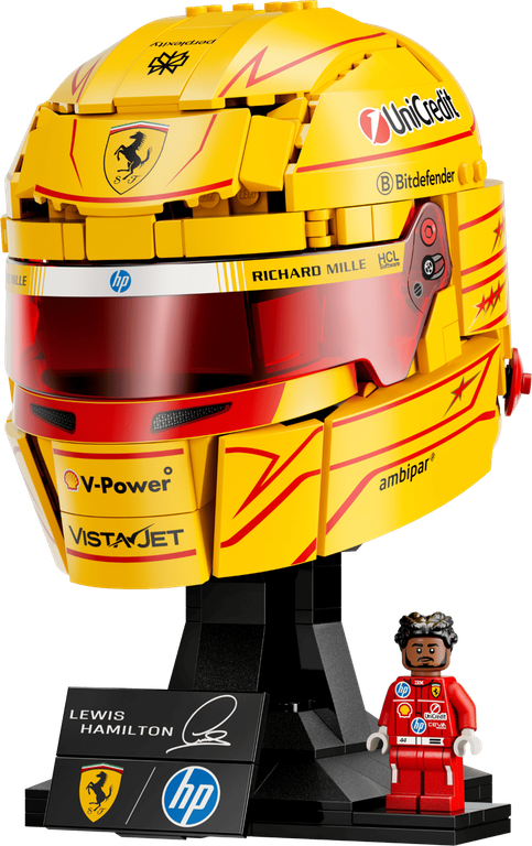 LEGO® Editions Scuderia Ferrari HP Lewis Hamilton Helmet components