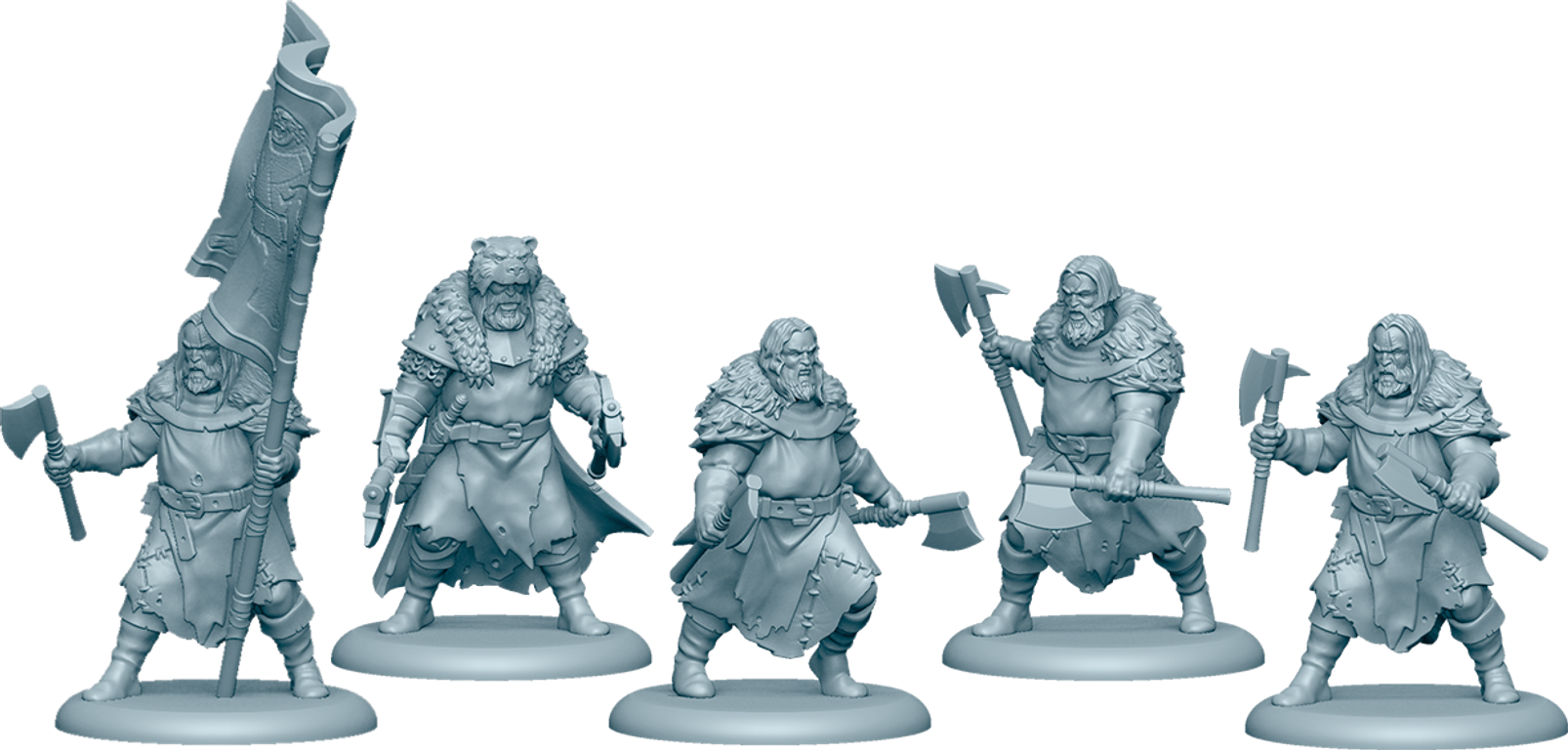 Le Trône de Fer: le Jeu de Figurines – Berserkers de la Maison Omble miniatures